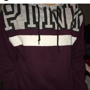 Pink hoodie